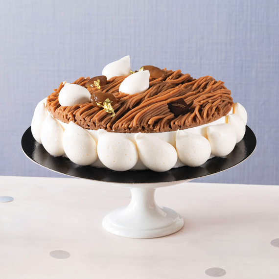 Entremets Torche aux marrons pâtisserie Poulaillon