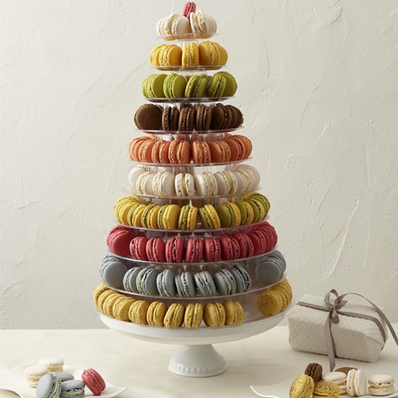 Pyramide de 192 macarons